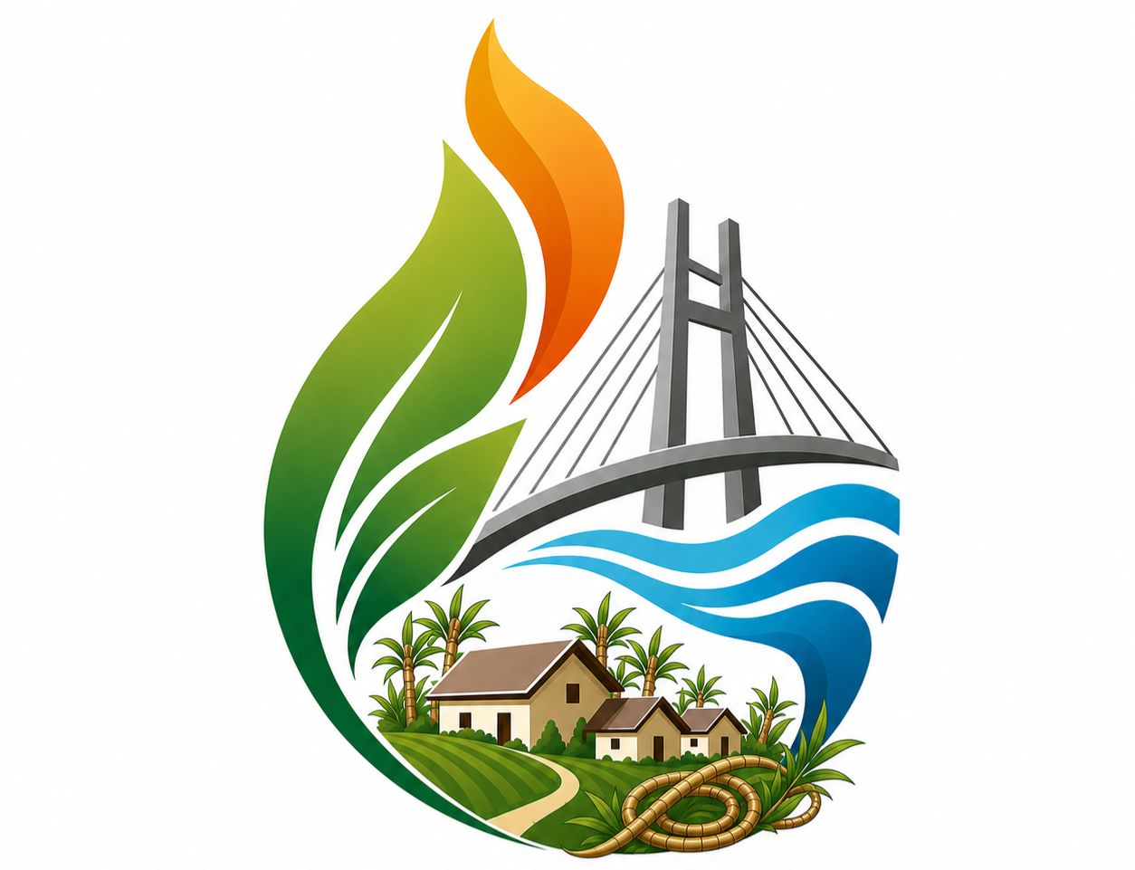 logo kelompok 1 fisip berdampak untuk negeri